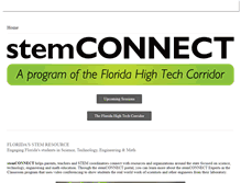 Tablet Screenshot of flstemconnect.com